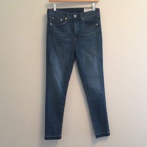 Rag and Bone High-Rise Ankle Skinny
